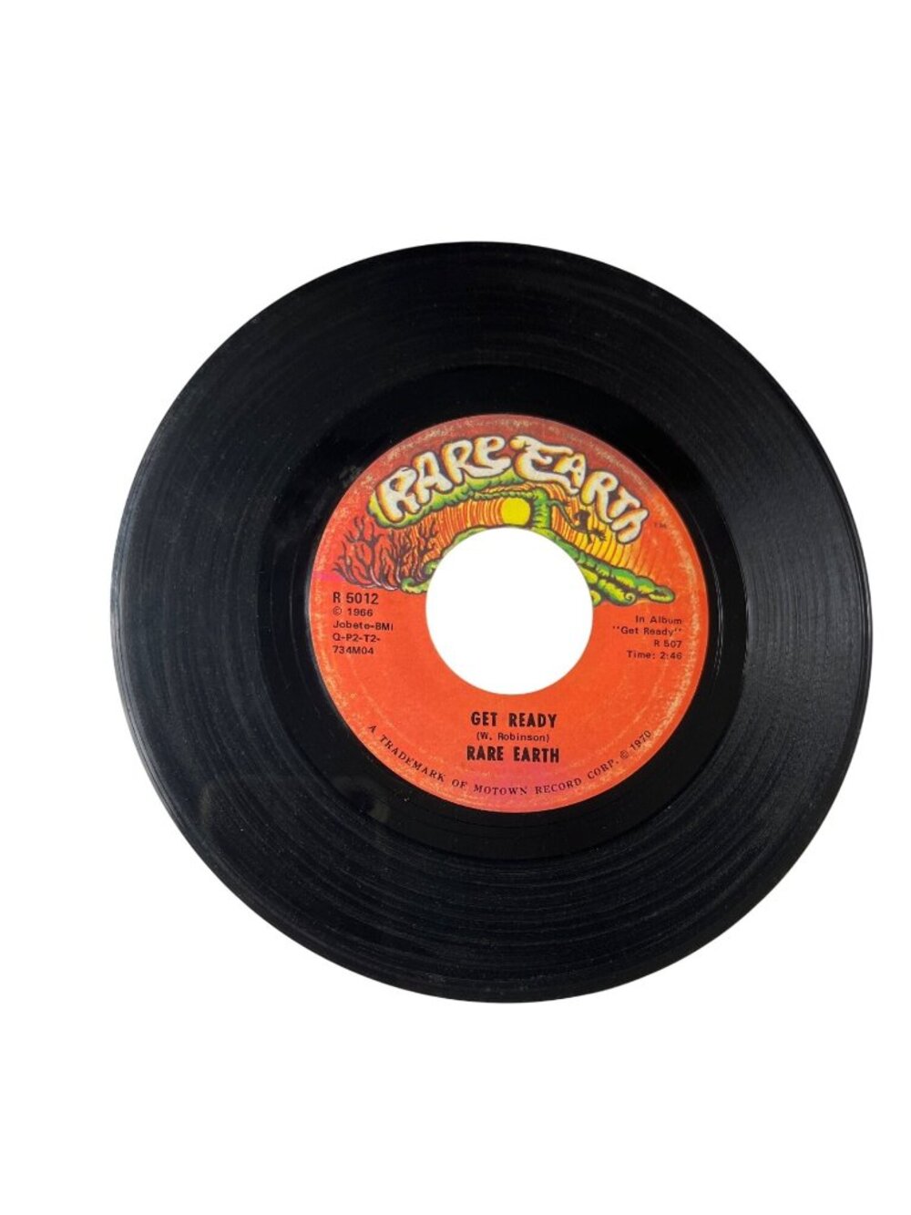Rare Earth 45 RPM Vinyl Record "Get Ready" & "Magic Key" 1970 Motown Label R85